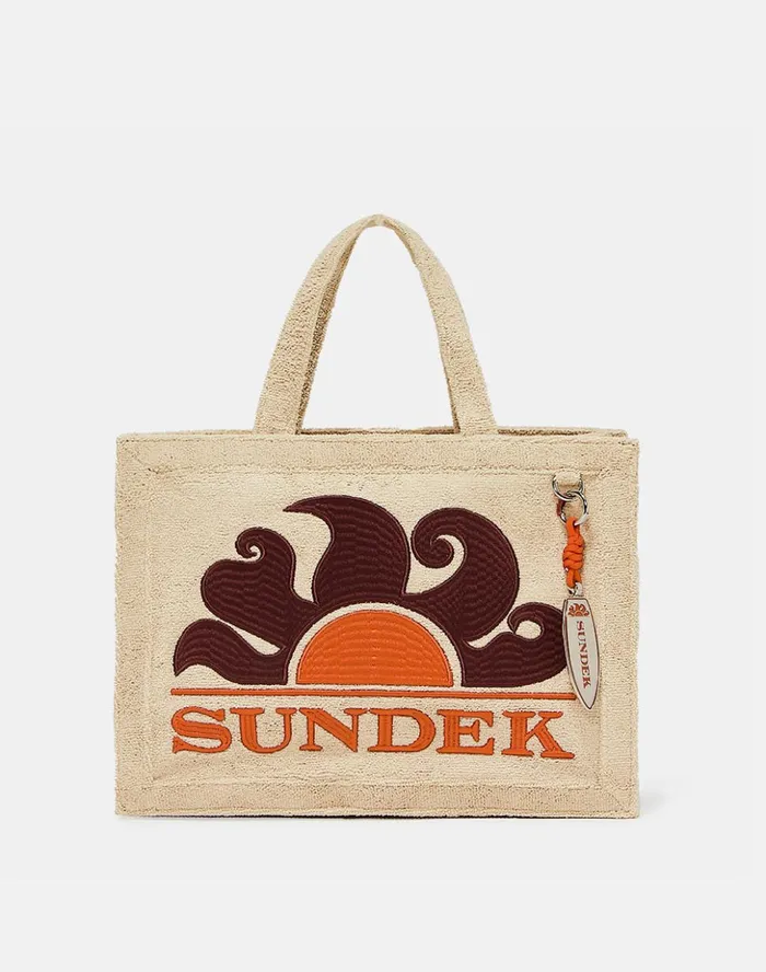Sundek Medium Towelling Tote Bag Rope 01 Woman Bags