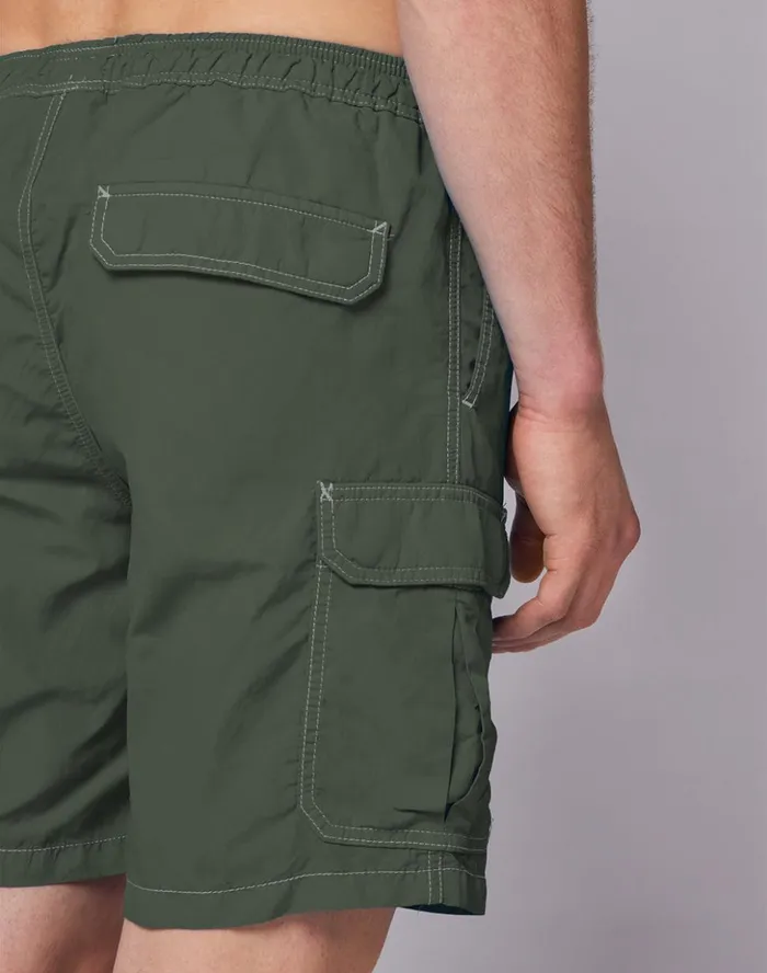 Sundek QuickDry Cargo Shorts Dkar Green Man Bermuda