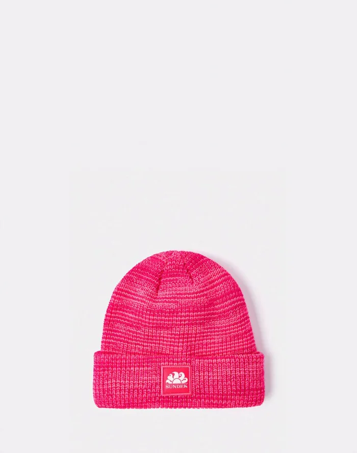 Sundek Rib Knitted Beanie Multicolor 01 Woman Hats and Caps
