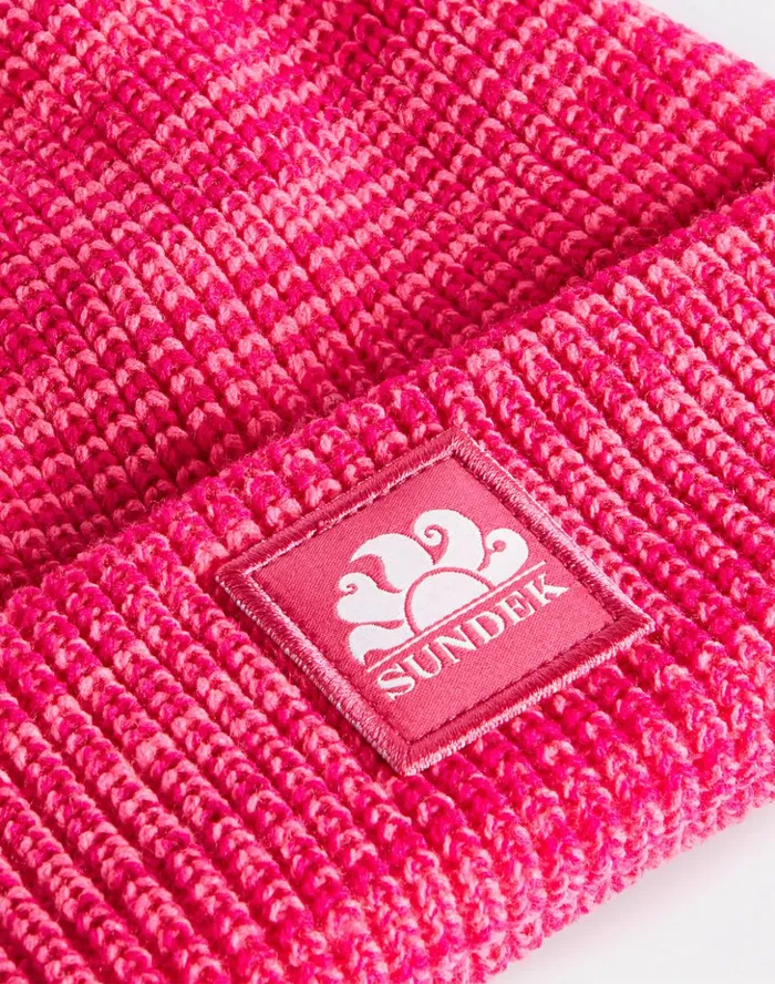 Sundek Rib Knitted Beanie Multicolor 01 Woman Hats and Caps