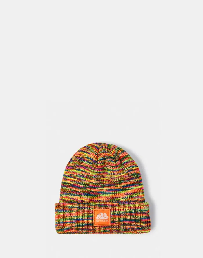 Sundek Ribbed Hat With Logo Multicolor BoyGirl Hats and Caps