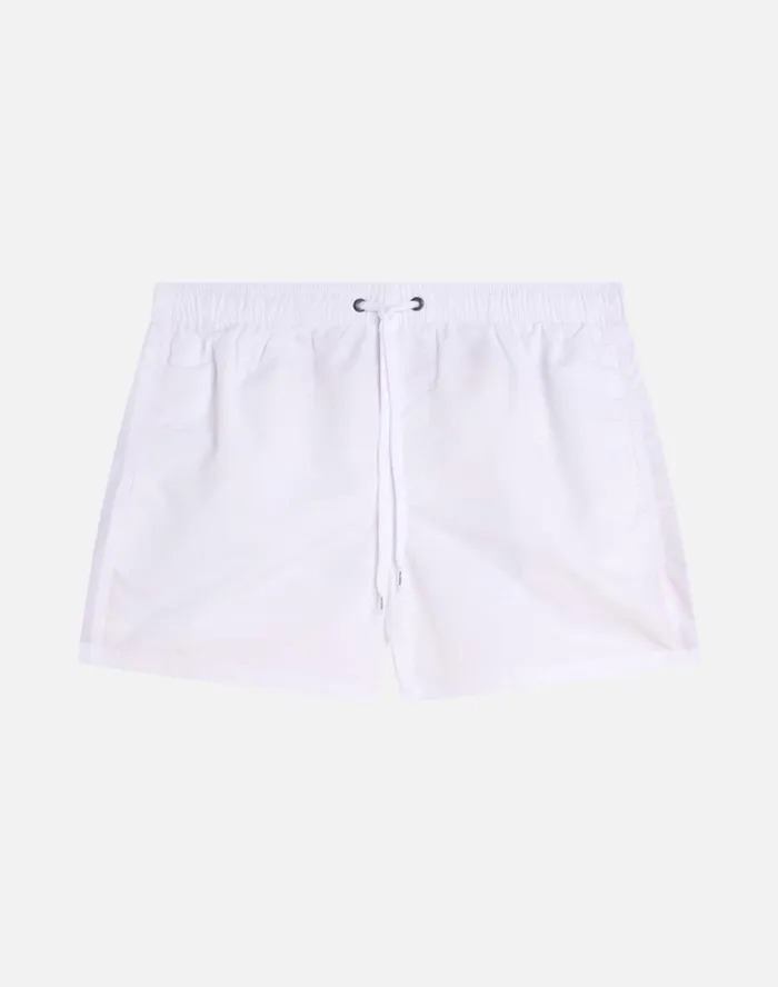 Sundek Short Swim Shorts With An Elasticated Waistband Iconic Taffeta German Flag White 42 Man Iconic