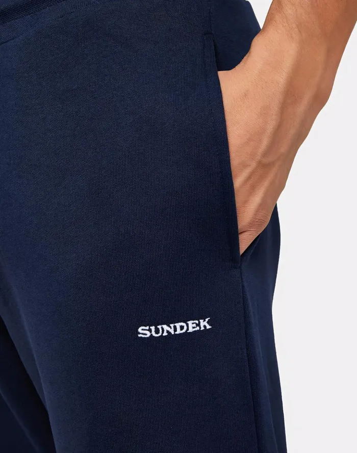 Sundek Stamford Fleece Jogging Bottoms Navy Man Trousers