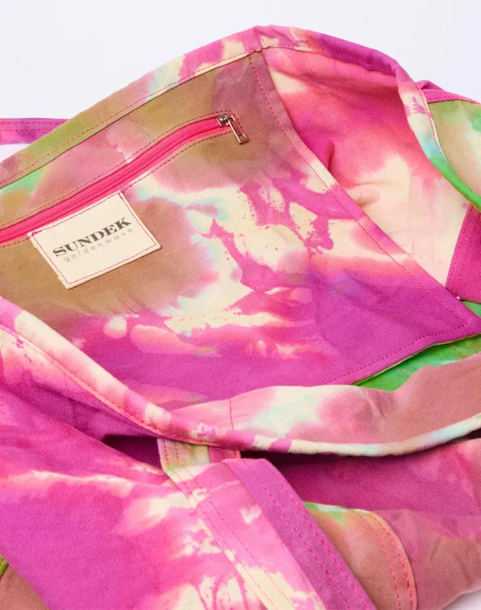 Sundek TieDye Beach Bag Sea Rose Woman Bags