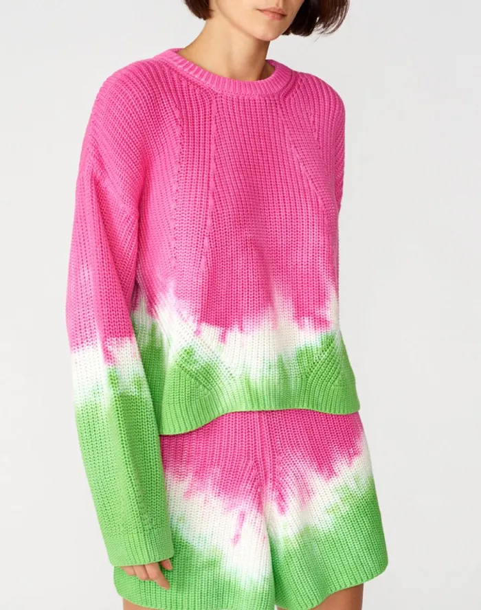 Sundek TieDye LongSleeved Shirt Multicolor 01 Woman Knitwear