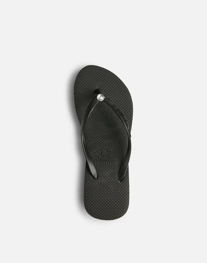Sundek Toluca Wedge Flip Flop Black Woman Sandals And Flipflops