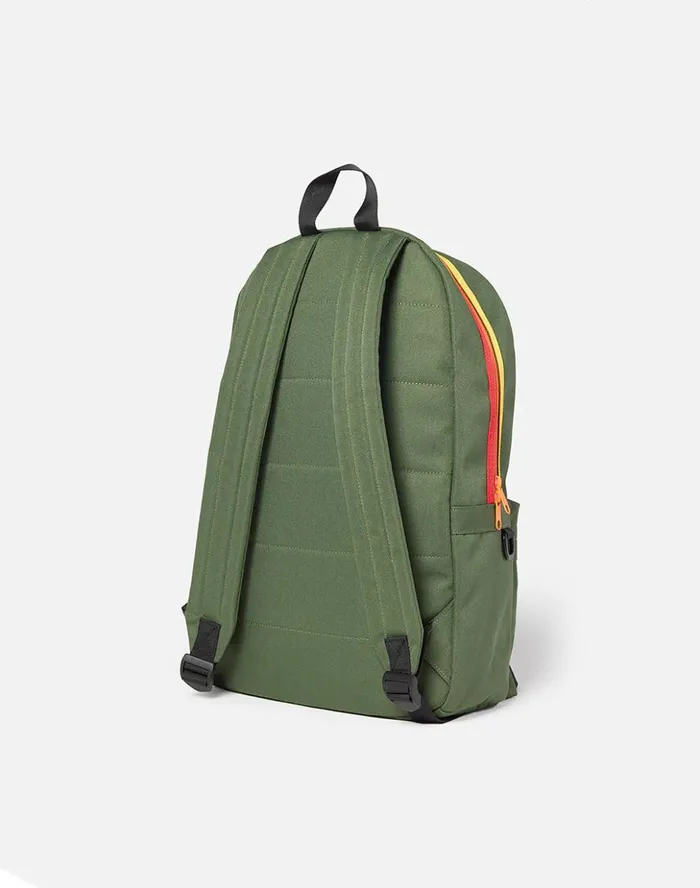 Sundek Twill Rucksack With Rainbow Details Dkar Green Man Bags
