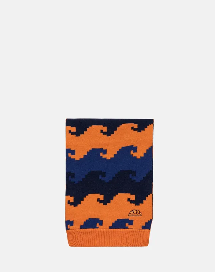 Sundek Wave Scarf Dark Gray Melange 01 Boy Scarves