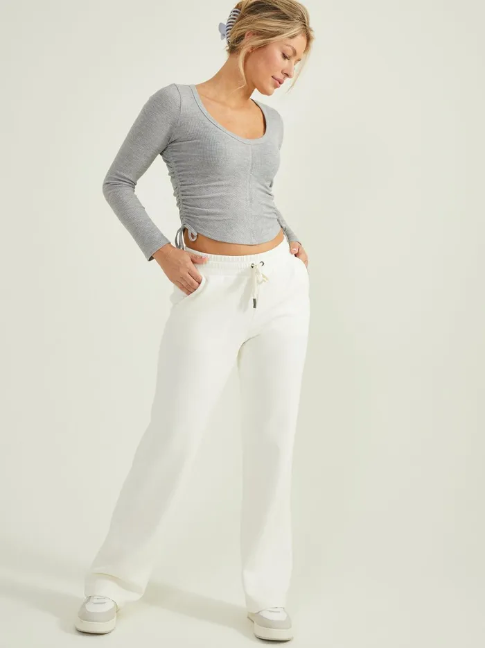 Supersoft Straight Leg Pants Eggnog Women Altar039d State Activewear