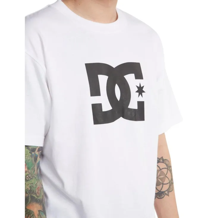 TShirts Men DC Shoes DC Star TShirt White