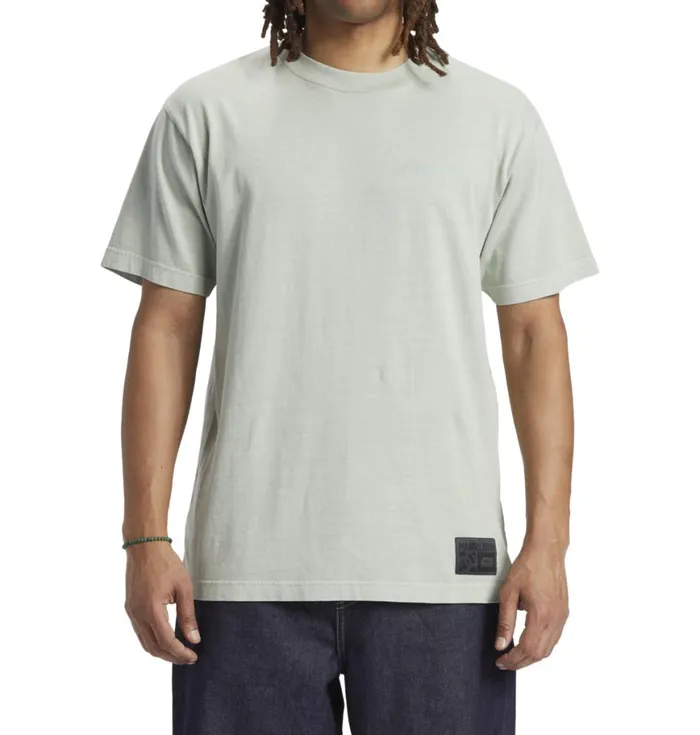 TShirts Men DC Shoes Star Wars DC Grogu The Child TShirt Silt Green Enzyme Wash