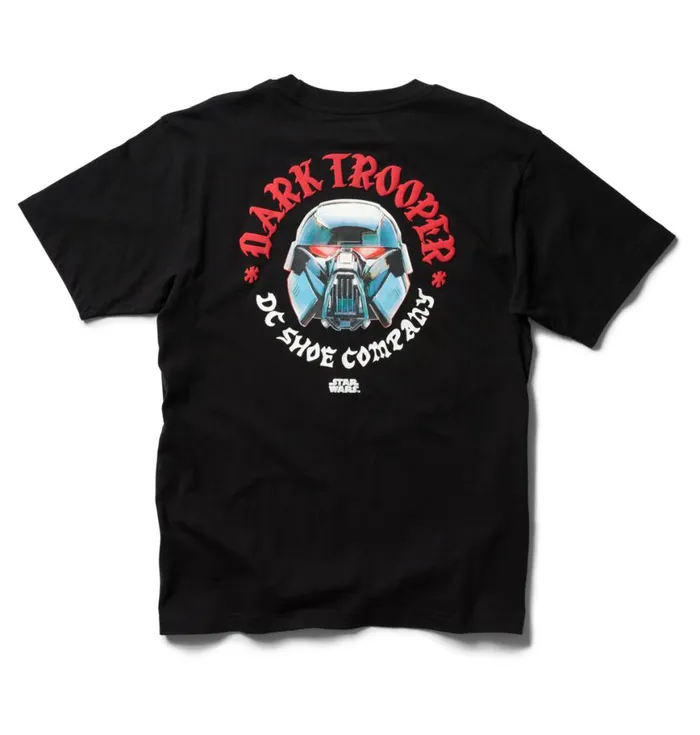 TShirts Men DC Shoes Star Wars DC Original Dark Trooper TShirt Black