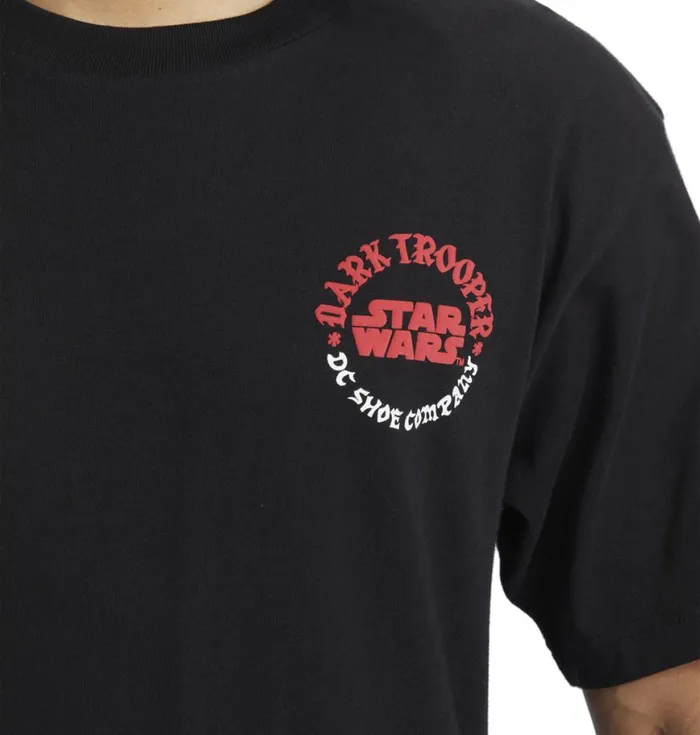 TShirts Men DC Shoes Star Wars DC Original Dark Trooper TShirt Black