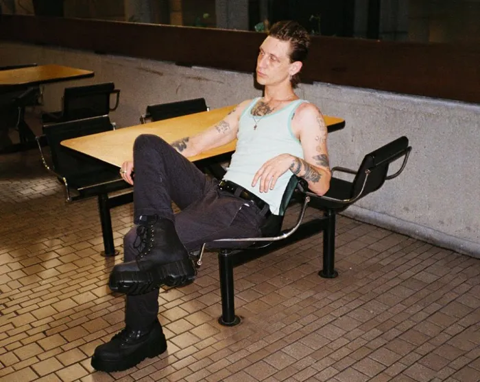 TUK Shoes Boots Black 8Eye Anarchic Airship Boot 8211 Men TUK Shoes Boots Black 8Eye Anarchic Airship Boot 8211 Men