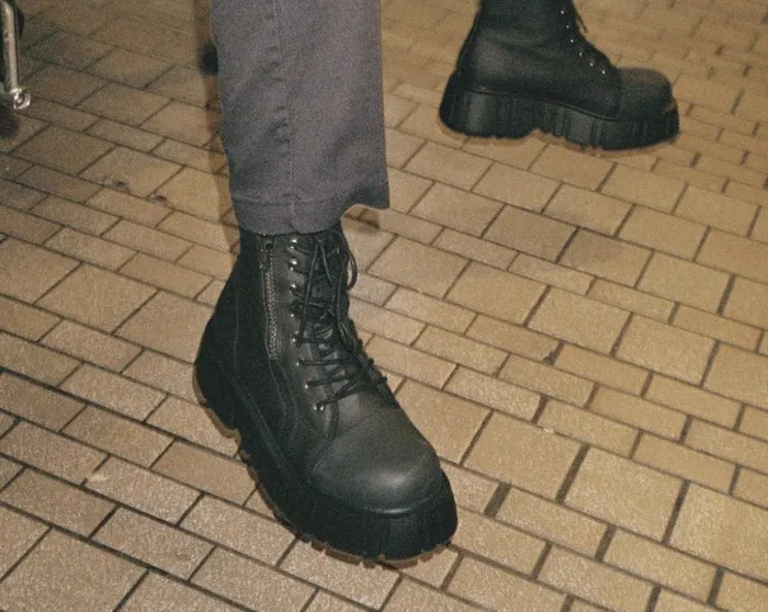 TUK Shoes Boots Black 8Eye Anarchic Airship Boot 8211 Men TUK Shoes Boots Black 8Eye Anarchic Airship Boot 8211 Men