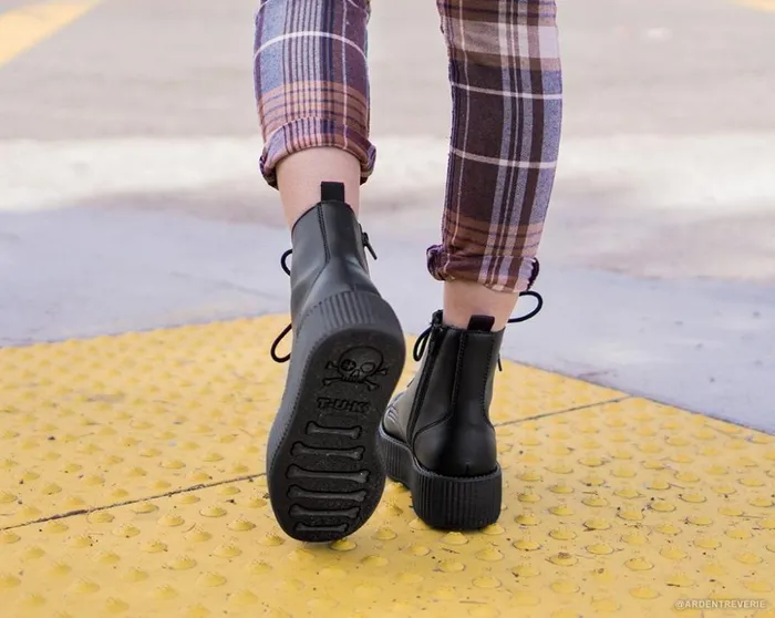 TUK Shoes Boots Black TUKskin Vegan Viva Mondo Boots 8211 Women