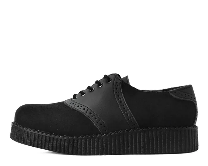 TUK Shoes Dress Shoes Black Faux Suede and TUKskin Saddle Oxford 8211 Men TUK Shoes Dress Shoes Black Faux Suede and TUKskin Saddle Oxford 8211 Men