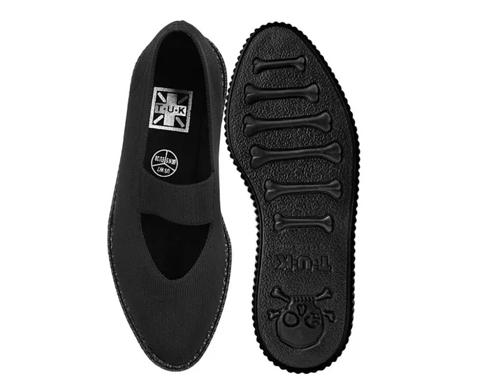 TUK Shoes Mary Janes Black Flyknit Pointed Mary Jane 8211 Women TUK Shoes Mary Janes Black Flyknit Pointed Mary Jane 8211 Women