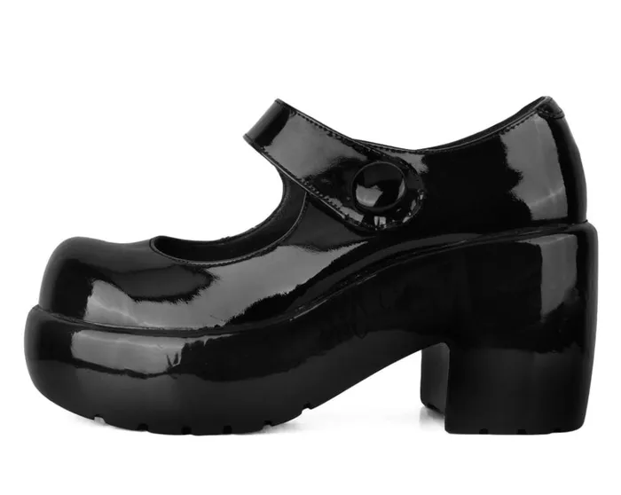 TUK Shoes Mary Janes Black Liquid Bubble Mary Jane Platform 8211 Women