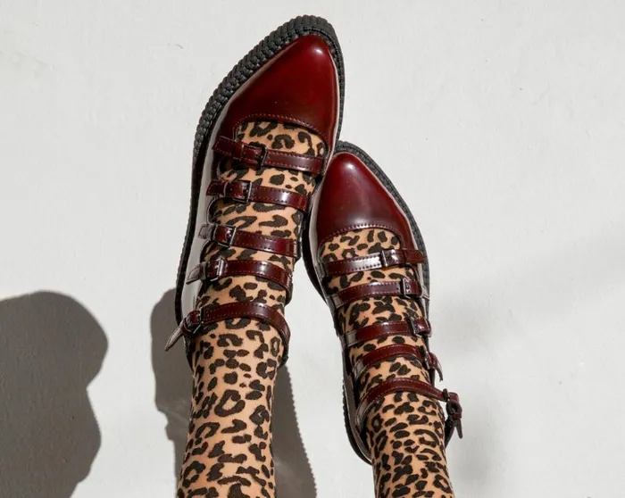 TUK Shoes Mary Janes Burgundy RubOff Multi Strap Pointed Mary Jane 8211 Women TUK Shoes Mary Janes Burgundy RubOff Multi Strap Pointed Mary Jane 8211 Women