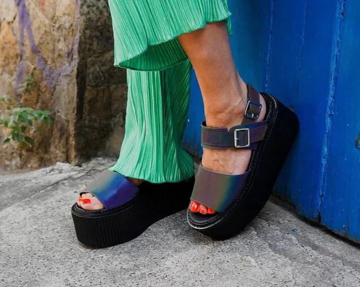 TUK Shoes Platforms Midnight Chameleon Strato Sandal 8211 Women TUK Shoes Platforms Midnight Chameleon Strato Sandal 8211 Women