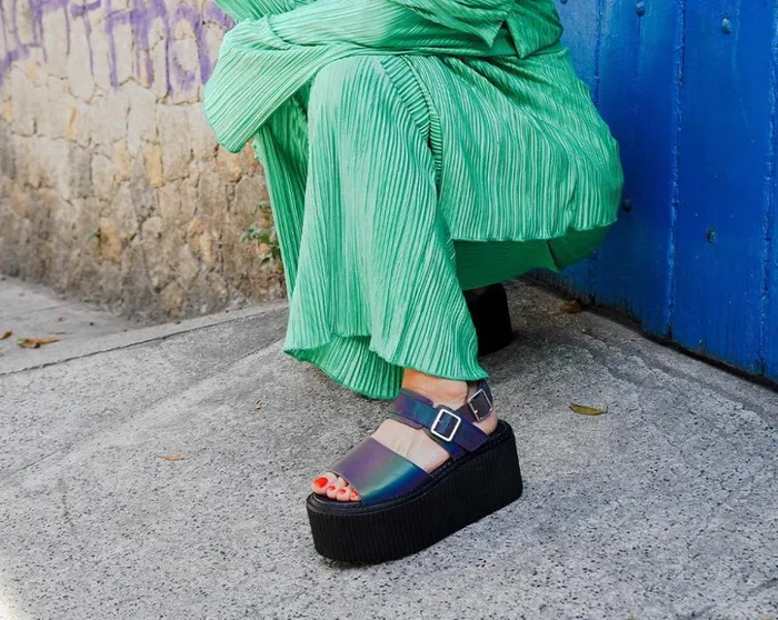 TUK Shoes Platforms Midnight Chameleon Strato Sandal 8211 Women TUK Shoes Platforms Midnight Chameleon Strato Sandal 8211 Women