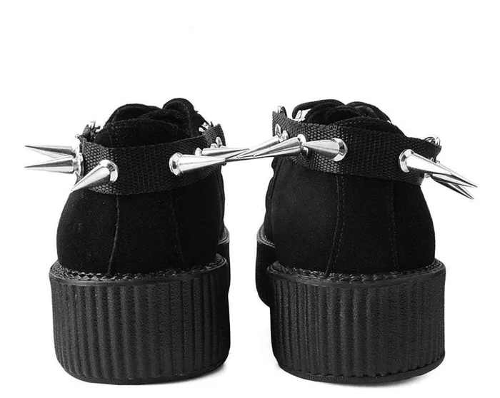 TUK Shoes Shoe Accessories Spike Studded Black Bondage Hook On Shoe Straps 8211 Adult