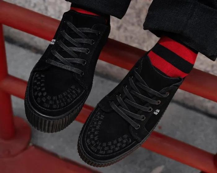 TUK Shoes Sneakers Black Suede LaceUp Creeper Sneaker 8211 Men TUK Shoes Sneakers Black Suede LaceUp Creeper Sneaker 8211 Men