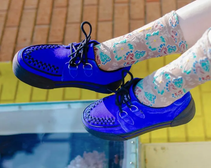 TUK Shoes Sneakers Black Suede Platform Sneaker 8211 Women TUK Shoes Sneakers Black Suede Platform Sneaker 8211 Women