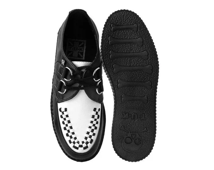 TUK Shoes Vegan Black and White Vegan TUKskin Viva II Creeper Shoe 8211 Men TUK Shoes Vegan Black and White Vegan TUKskin Viva II Creeper Shoe 8211 Men