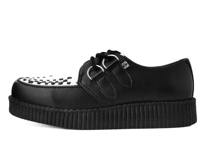 TUK Shoes Vegan Black and White Vegan TUKskin Viva II Creeper Shoe 8211 Men TUK Shoes Vegan Black and White Vegan TUKskin Viva II Creeper Shoe 8211 Men