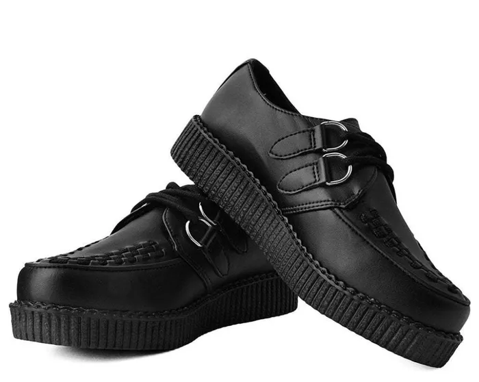 TUK Shoes Vegan Black TUKskin Vegan Viva Low Sole Creepers 8211 Men TUK Shoes Vegan Black TUKskin Vegan Viva Low Sole Creepers 8211 Men