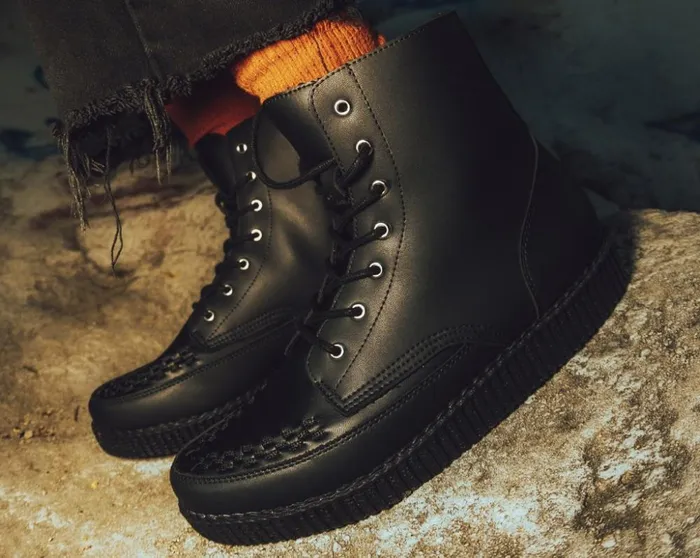 TUK Shoes Vegan Black Vegan TUKskin 7Eye Viva Low Boot 8211 Men TUK Shoes Vegan Black Vegan TUKskin 7Eye Viva Low Boot 8211 Men