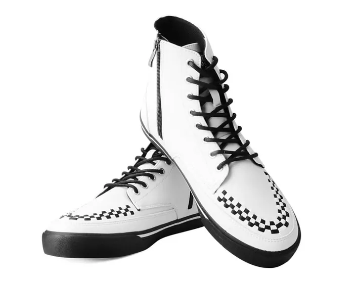 TUK Shoes Vegan White TUKskin 8Eye Sneaker Boot 8211 Men TUK Shoes Vegan White TUKskin 8Eye Sneaker Boot 8211 Men