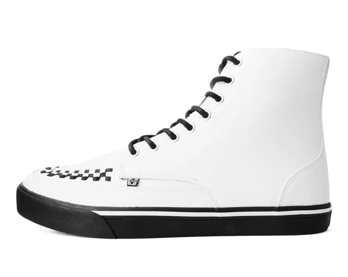 TUK Shoes Vegan White TUKskin 8Eye Sneaker Boot 8211 Men TUK Shoes Vegan White TUKskin 8Eye Sneaker Boot 8211 Men