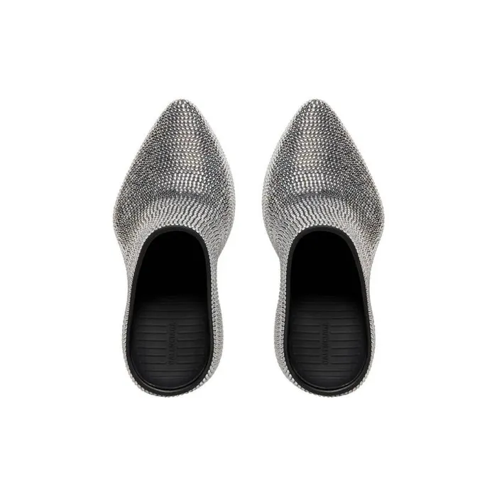 Technoclog In Crystal Women Balenciaga Sandals and Mules