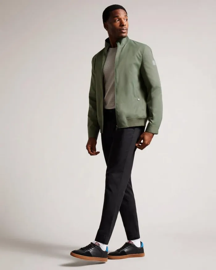 Ted Baker Coats and Jackets ARZONA 8211 Nylon Bomber Jacket Khaki 8211 Men Ted Baker Coats and Jackets ARZONA 8211 Nylon Bomber Jacket Khaki 8211 Men