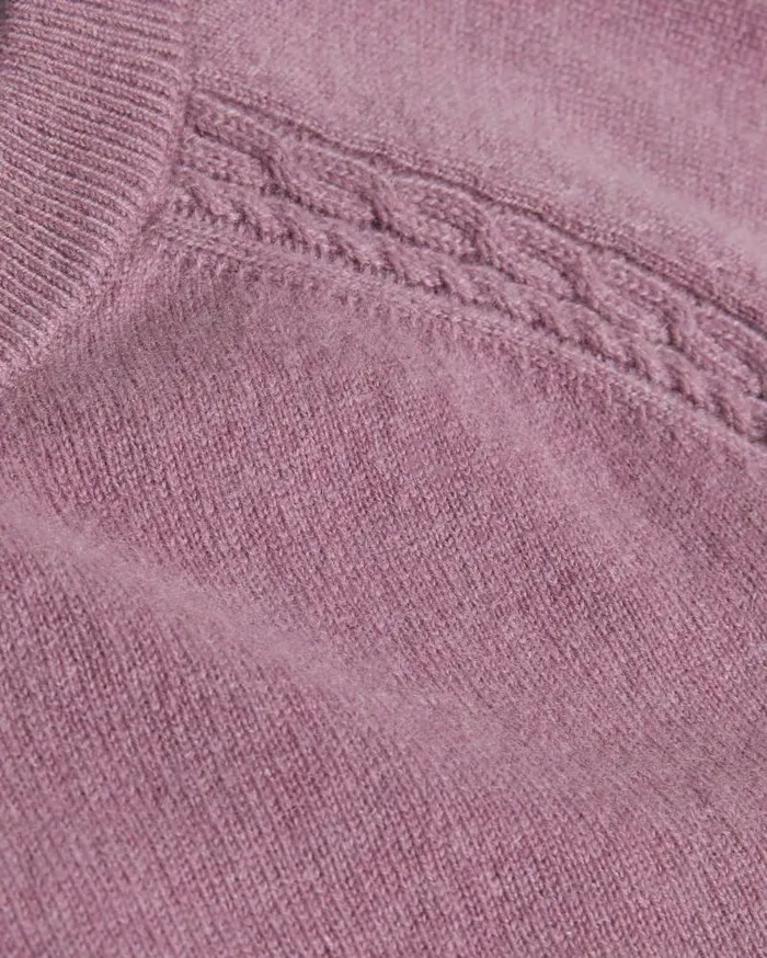 Ted Baker Jumpers and Knitwear GLANT 8211 Pure Cashmere Jumper Light Purple 8211 Men Ted Baker Jumpers and Knitwear GLANT 8211 Pure Cashmere Jumper Light Purple 8211 Men