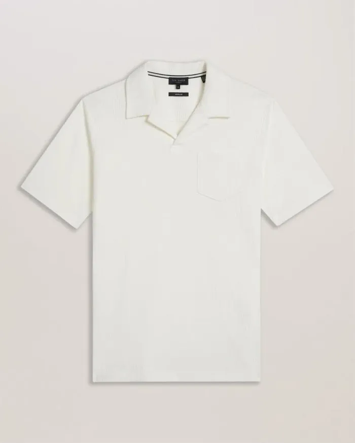 Ted Baker Polo Shirts ARKES 8211 Regular Fit Polo Shirt White 8211 Men
