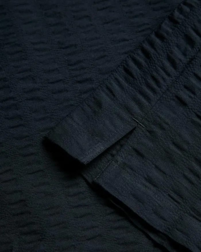 Ted Baker Shirts VERDON 8211 Seersucker Stripe Cotton Shirt Black 8211 Men Ted Baker Shirts VERDON 8211 Seersucker Stripe Cotton Shirt Black 8211 Men