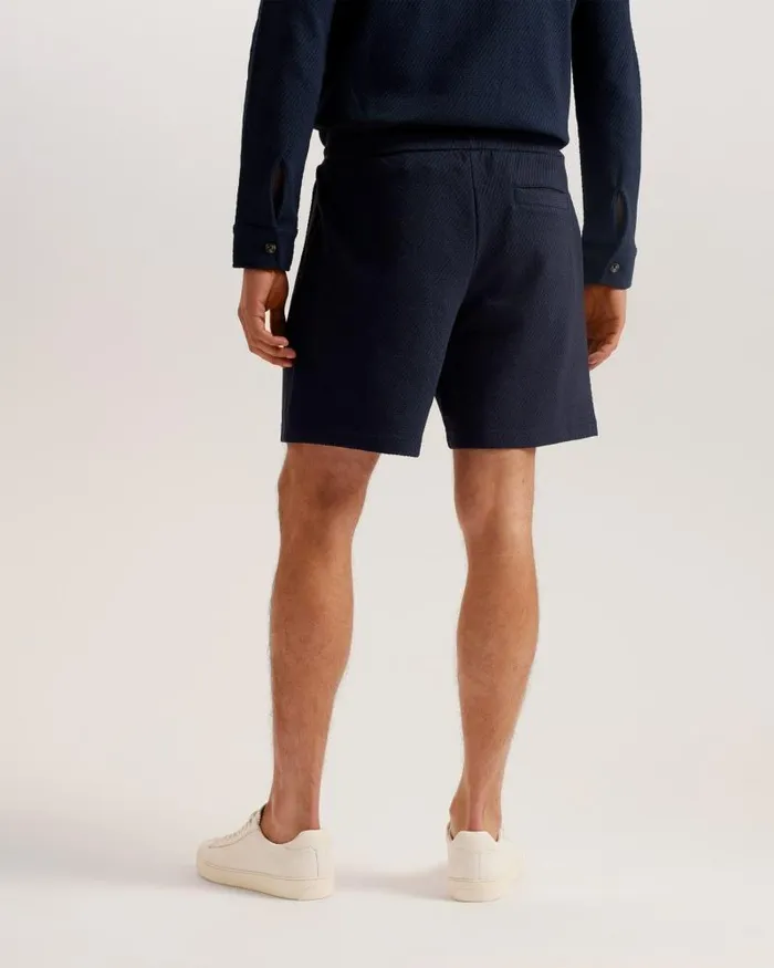 Ted Baker Shorts PENSHO 8211 Relaxed Textured Jersey Shorts Navy 8211 Men Ted Baker Shorts PENSHO 8211 Relaxed Textured Jersey Shorts Navy 8211 Men
