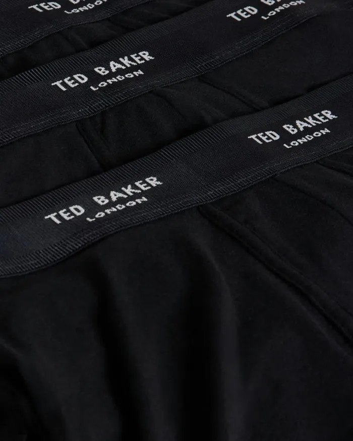 Ted Baker Underwear CYCLYYE 8211 Three Pack Solid Trunks Black 8211 Men Ted Baker Underwear CYCLYYE 8211 Three Pack Solid Trunks Black 8211 Men