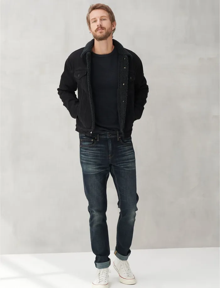 Thermal Crew Jet Black Men Tees Lucky Brand