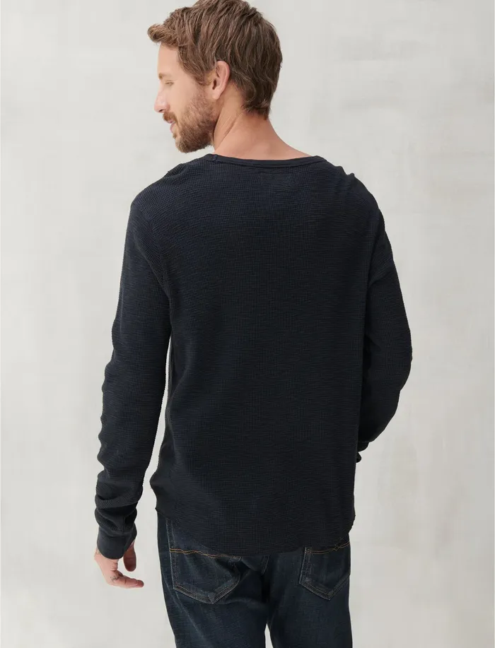 Thermal Crew Jet Black Men Tees Lucky Brand