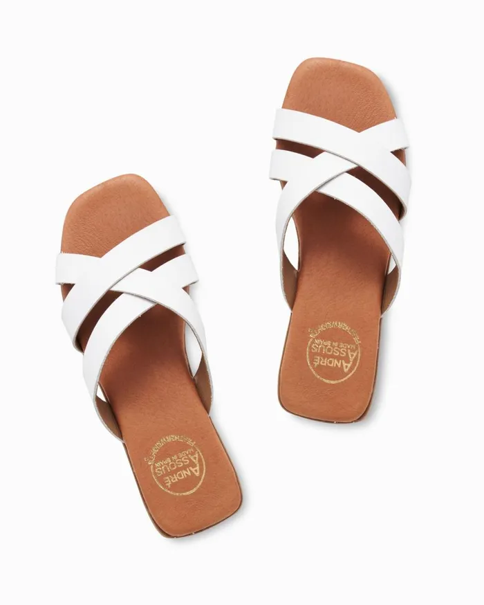 Tommy Bahama Andr Assous Naria Featherweights Sandals White Women Shoes and Sandals