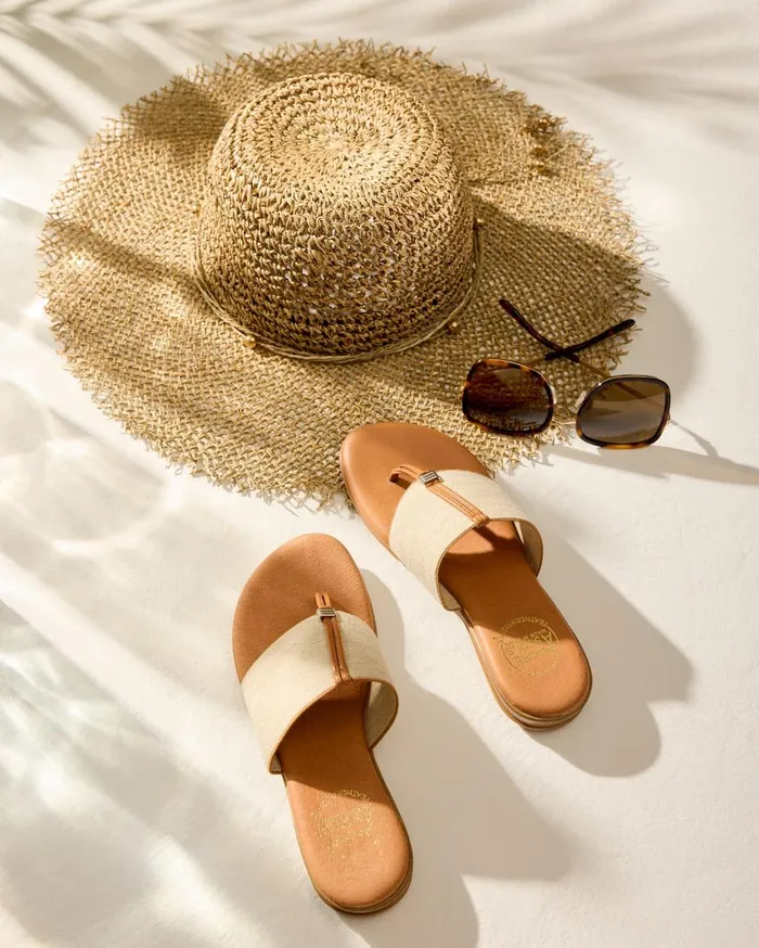 Tommy Bahama Andr Assous Nice Featherweights Metallic Sandals Metallic Women Shoes and Sandals