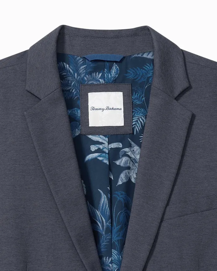 Tommy Bahama Big and Tall Latigo Beach LinenBlend Blazer Stone Khaki Big and Tall Jackets and Outerwear