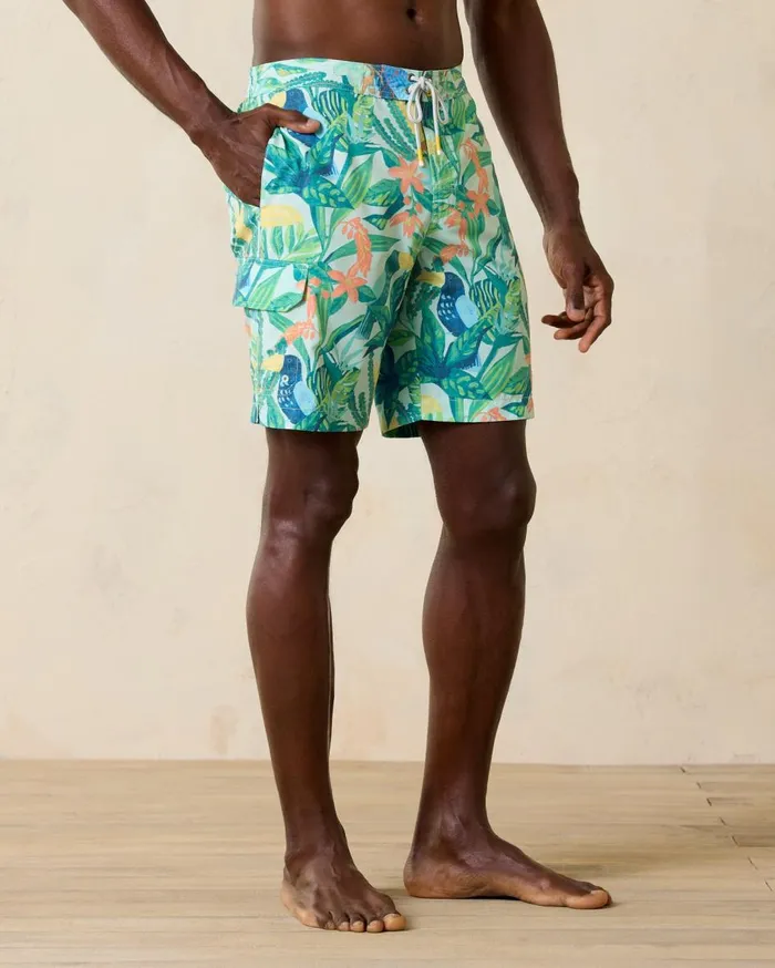 Tommy Bahama Big and Tall Rialto Luau Oasis Swim Trunks Light Sky Big and Tall Swim and Boardshorts Tommy Bahama Big and Tall Rialto Luau Oasis Swim Trunks Light Sky Big and Tall Swim and Boardshorts