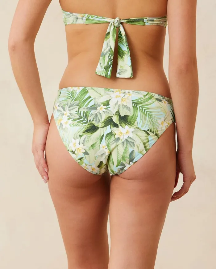 Tommy Bahama Eyelet Hideaway Hipster Bikini Bottoms White Women Bikini Bottoms