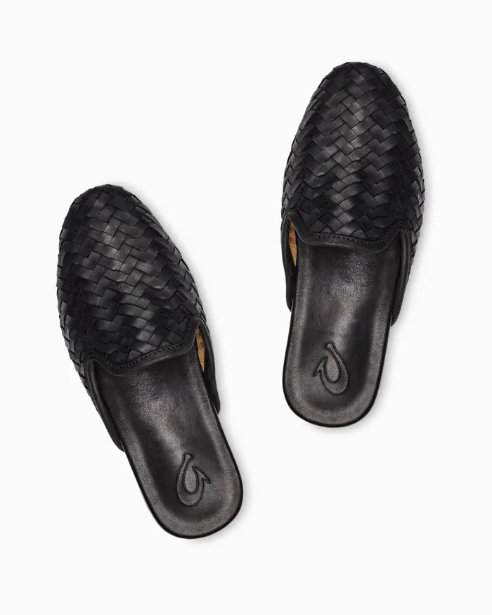 Tommy Bahama OluKai Mi039i Mule Black Women Shoes and Sandals